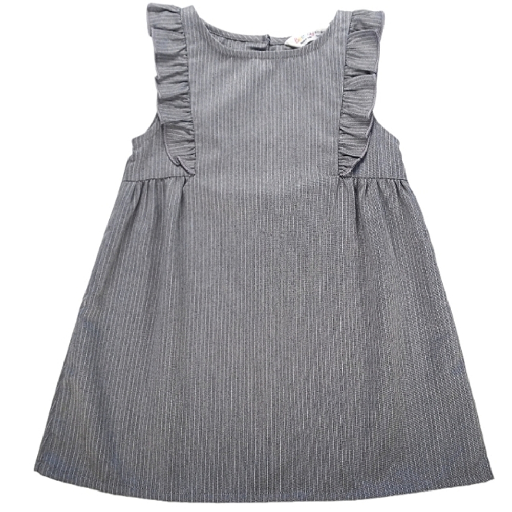 Beebay Jumper Dress Pinstripe Infant Size 9-12 Months
